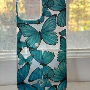 Butterfly Design Loopy Phone Case - Blue